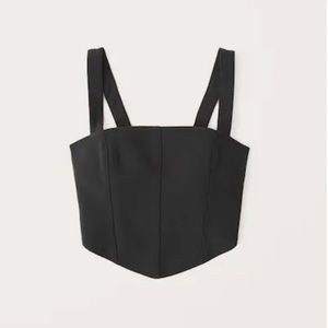Black Corset style top from A&F